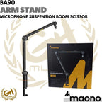MAONO BA90 Microphone Suspension Boom Scissor Arm Stand Mic