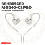 Behringer MO240-CL Pro Studio In-ear Monitors Clear - IEM Earphone M0240-CL
