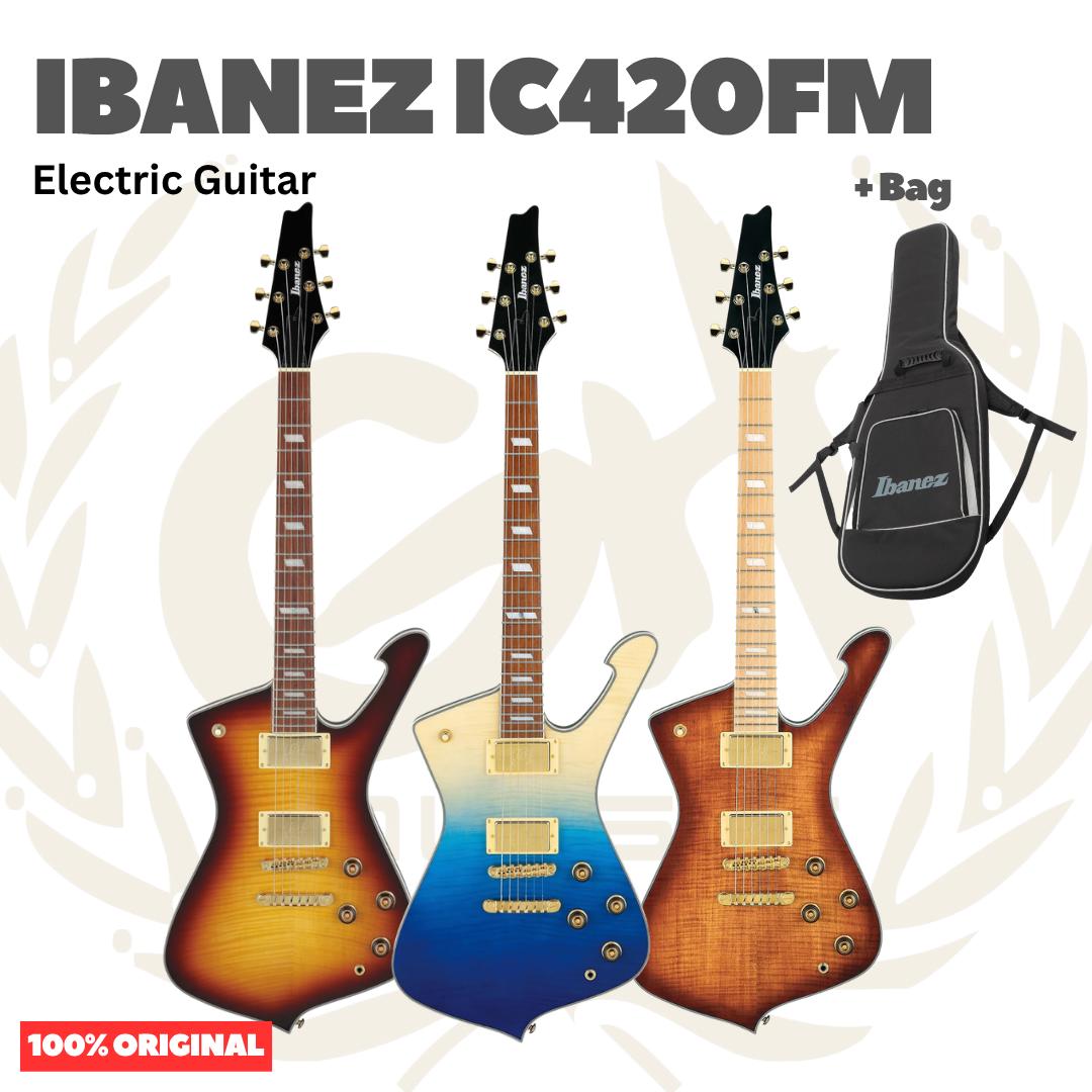 Ibanez Iceman IC420FM Electric Guitar w/IC Bag - Gitar Listrik Elektrik IC420