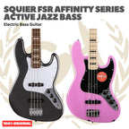 Squier FSR Affinity Series Active Jazz Bass Electric Bass Guitar - Bass Listrik Elektrik Original Asli