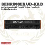 Behringer UB-XA D Authentic Analog 16-Voice Bi-Timbral Polyphonic Desktop Synthesizer