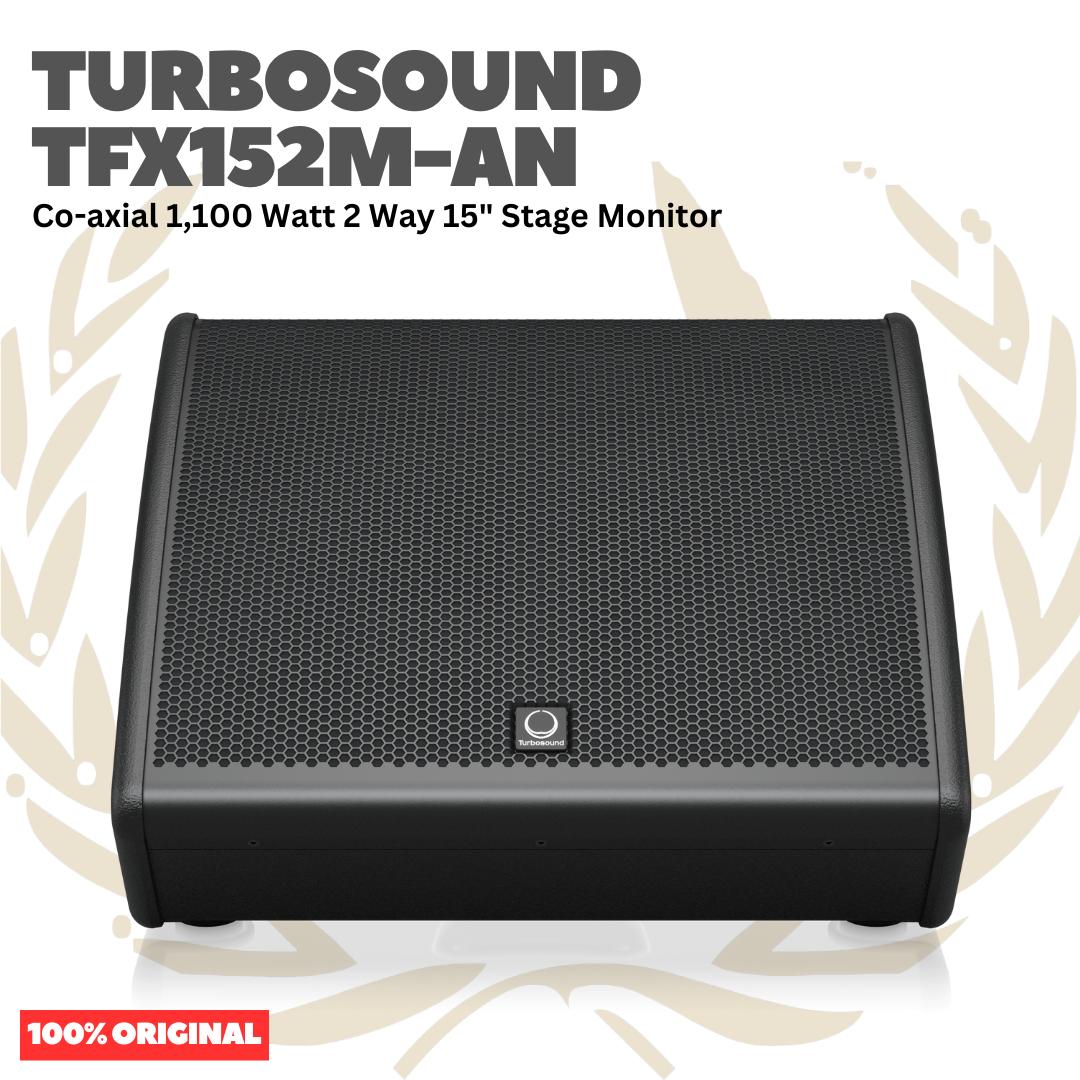 TURBOSOUND TFX152M-AN Co-axial 1100 Watt 2 Way 15" Stage Monitor with DSP Technology and ULTRANET - Speaker Monitor Aktif Smart Speaker Portable Panggung Original Asli