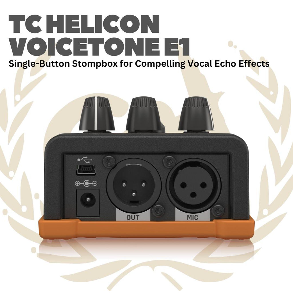 TC Helicon Voicetone E1 - E 1 Voice tone Efek Gitar Bass Pedal E-1