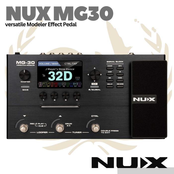NUX MG30 Multi-Effect Pedal for Electric Guitar - Efek Gitar
