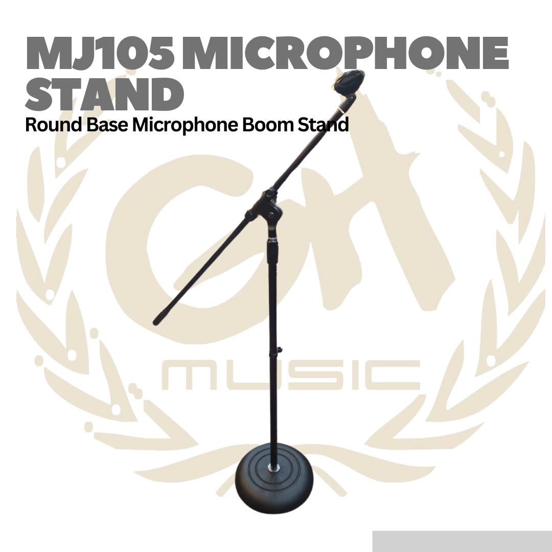 MJ105 Round Base Microphone Boom Stand