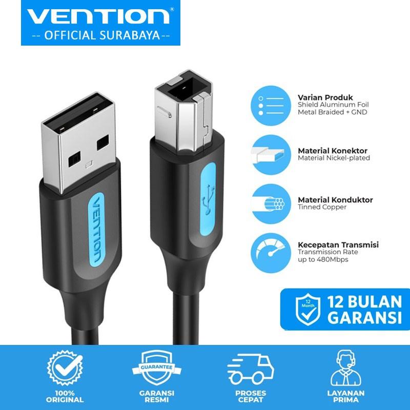 USB CABLE KABEL VENTION 1.5M FOR SOUNDCARD, MIXER, PRINTER ORIGINAL