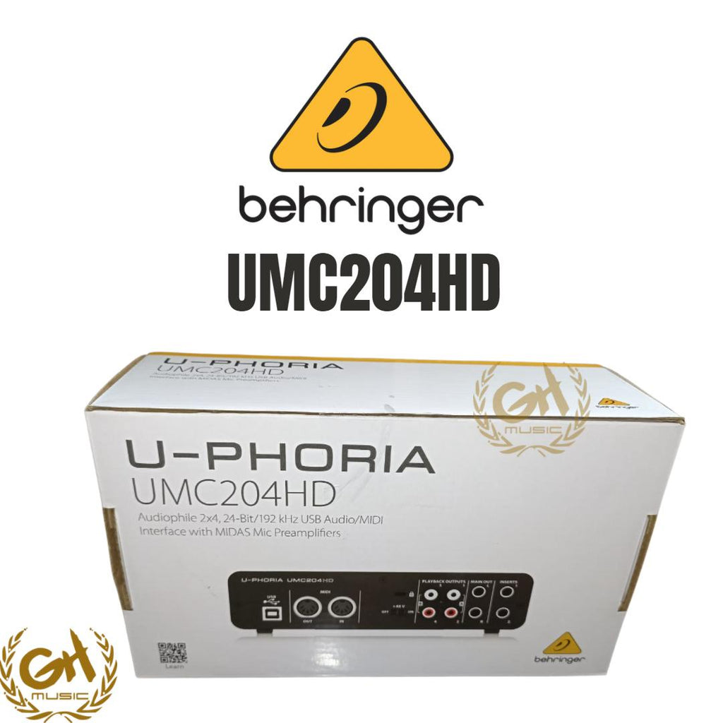 BEHRINGER U-PHORIA UMC204HD - SOUNDCARD RECORDING