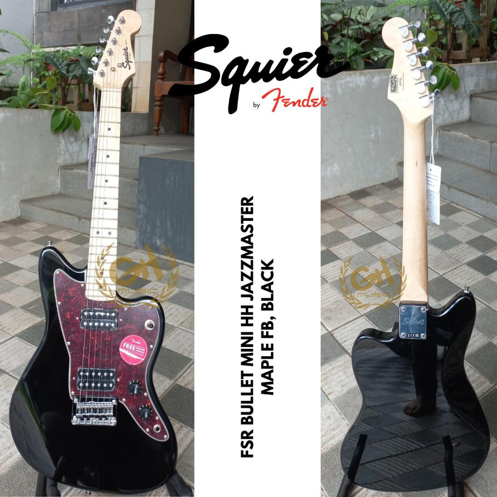 Squier FSR Bullet Mini HH Jazzmaster Electric Guitar, Maple FB