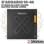 D'ADDARIO XTE1046 XT Regular Light 10-46 | Senar Gitar Elektrik