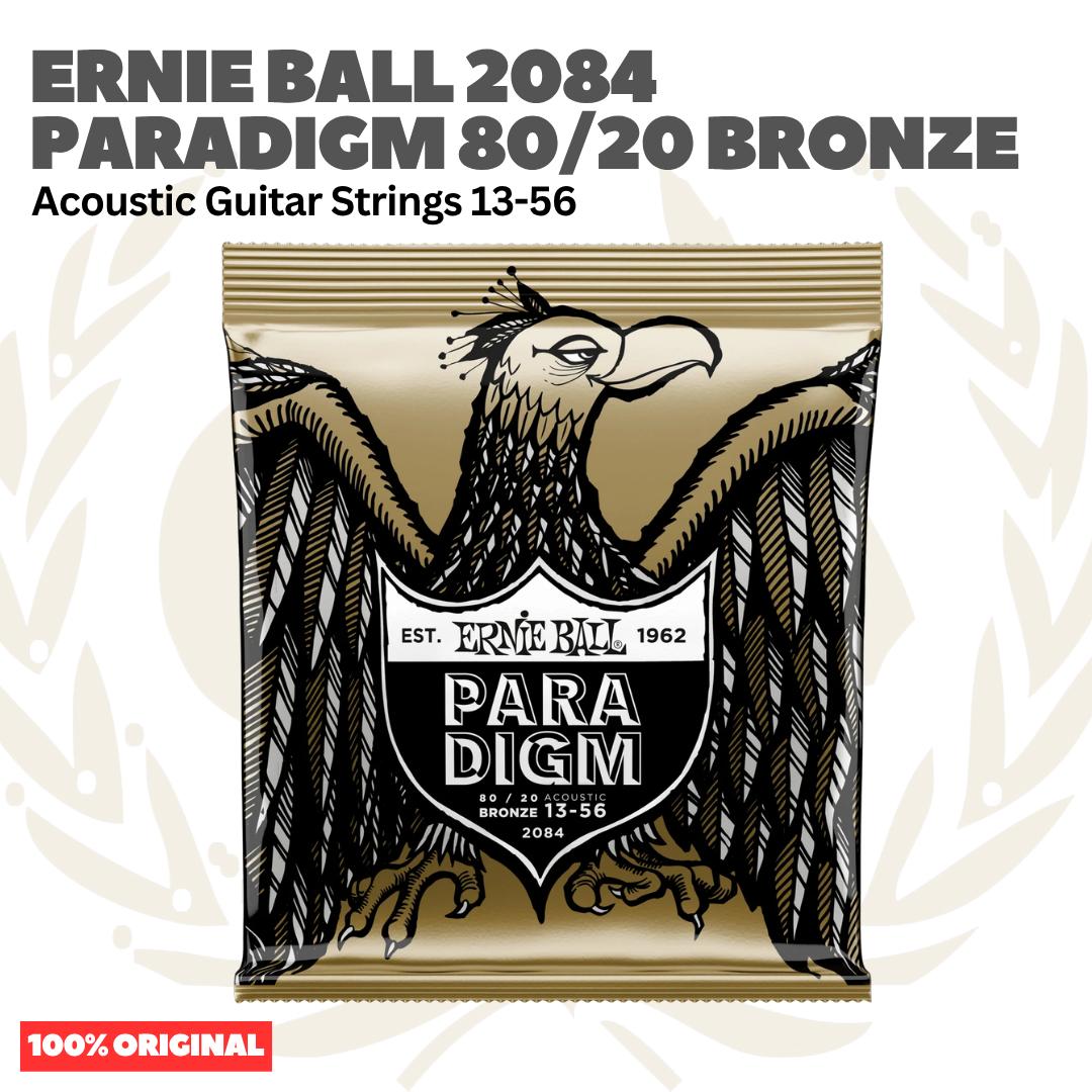Ernie Ball 2084 13-56 Paradigm Medium 80/20 Bronze Acoustic Guitar Strings - Senar Gitar Akustik