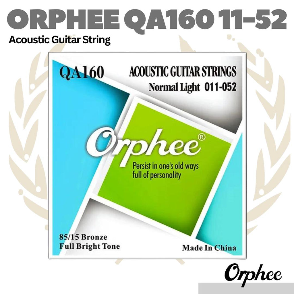Orphee QA160 Acoustic Guitar String 11-52 - Senar Gitar Akustik