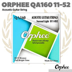 Orphee QA160 Acoustic Guitar String 11-52 - Senar Gitar Akustik