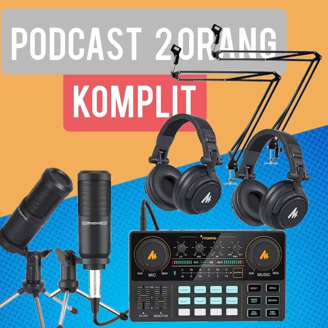 MAONO AM200 S1 PLUS PM360TR DAN MH601 PODCAST 2 ORANG KOMPLIT