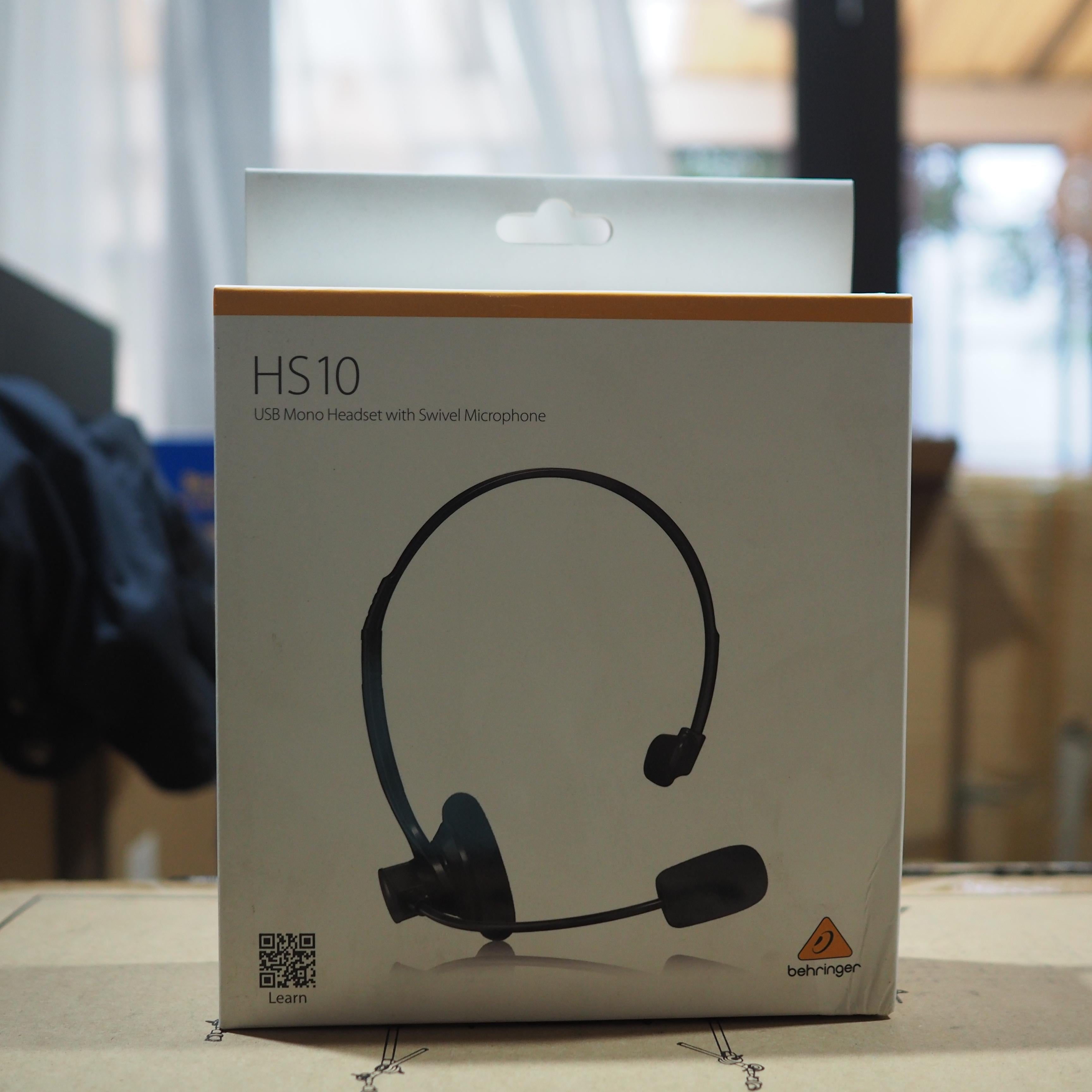 Behringer HS10 USB Mono Headset Microphone Gaming Podcast