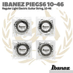 Ibanez PIEGS6 10-46 Regular Light Electric Guitar Strings, 4-pack