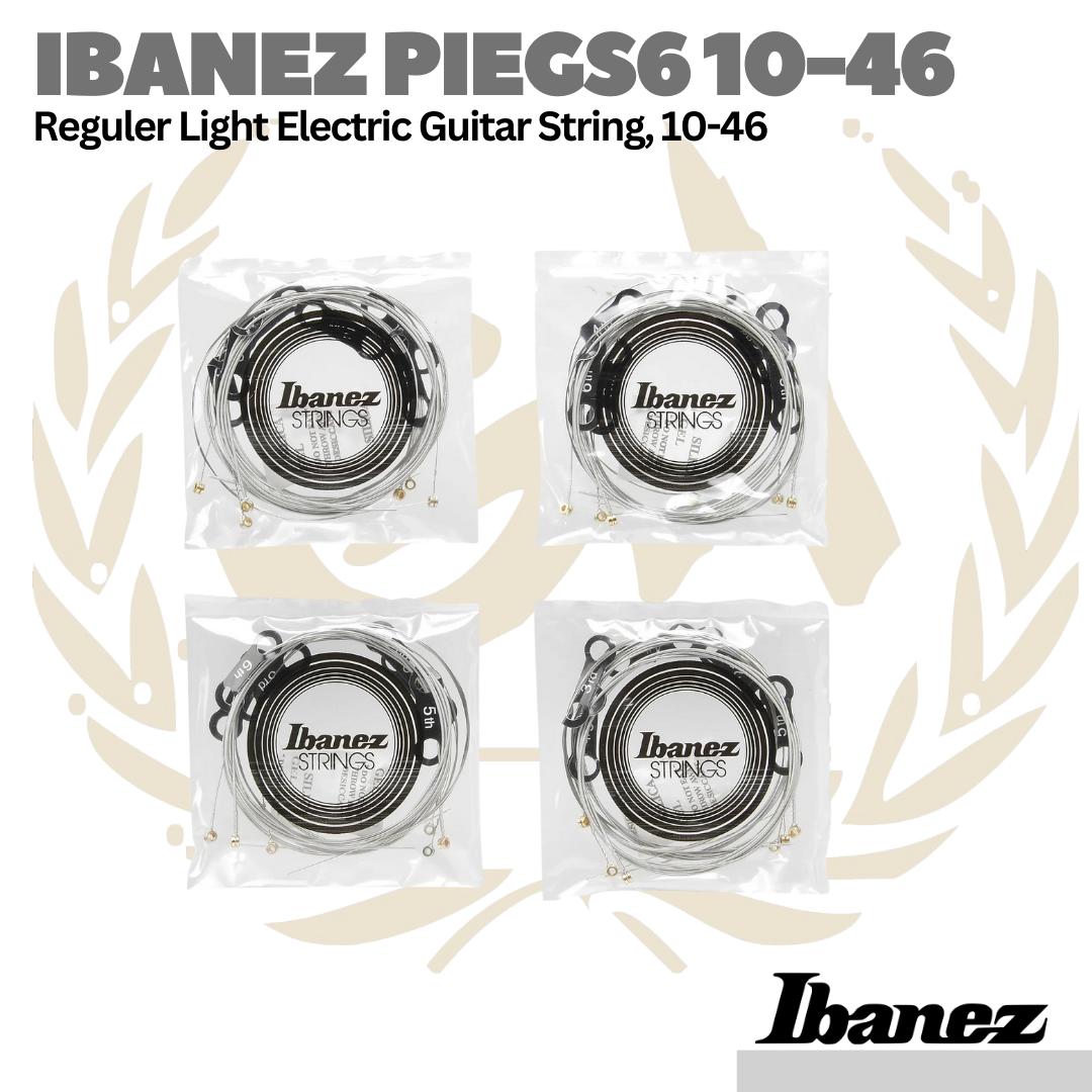 Ibanez PIEGS6 10-46 Regular Light Electric Guitar Strings, 4-pack