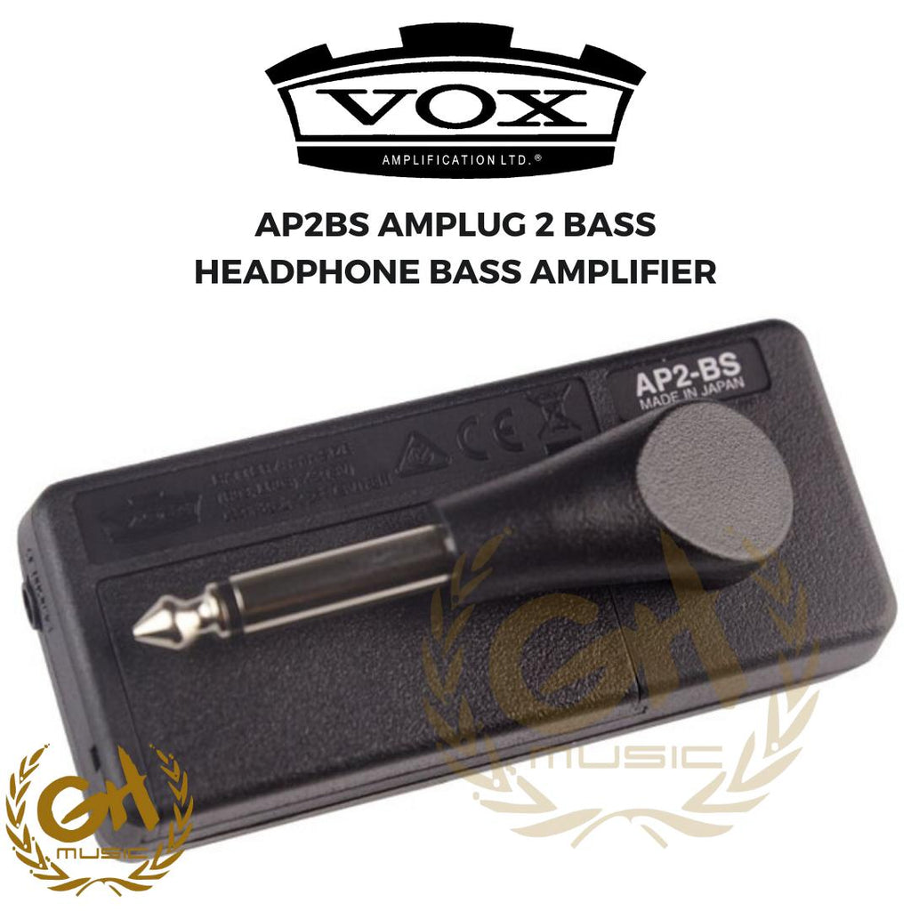 VOX AP2BS - AMPLUG 2 HEADPHONE AMPLIFIER BASS ELECTRIC