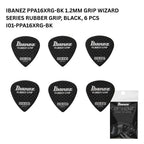 Ibanez PPA16XRG 1.2mm Grip Wizard Series Rubber Grip, 6 pcs Guitar Pick - Pik Gitar isi 6