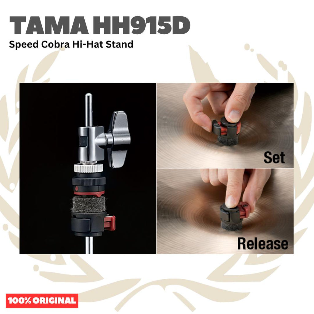 TAMA HH915D Speed Cobra Hi-Hat Stand - Stand Simbal Hihat Drum | Stand Cymbal HH 915 D
