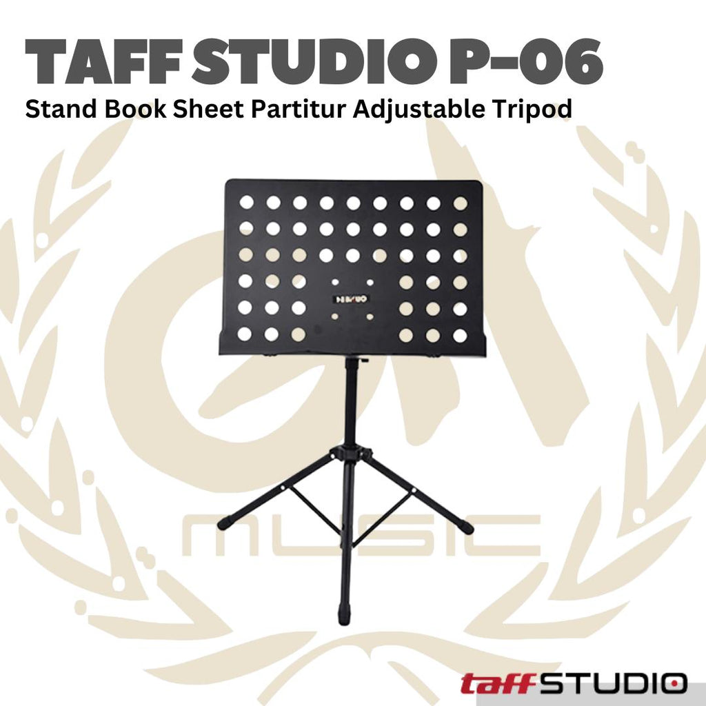 P-06 Stand Tripod Partitur Sheet Music Lembaran Musik P-06 - Stand Book P06 Stand Lipat P 06