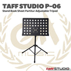 P-06 Stand Tripod Partitur Sheet Music Lembaran Musik P-06 - Stand Book P06 Stand Lipat P 06