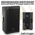 BEHRINGER DR112DSP Active 1200Watt 12" PA Speaker System | Aktif DR112