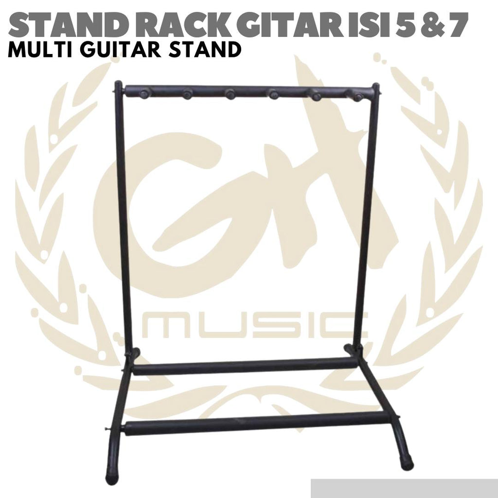 MULTI GUITAR BASS RACK STAND | Stand Gitar Isi 5 & 7 LK552