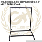 MULTI GUITAR BASS RACK STAND | Stand Gitar Isi 5 & 7 LK552