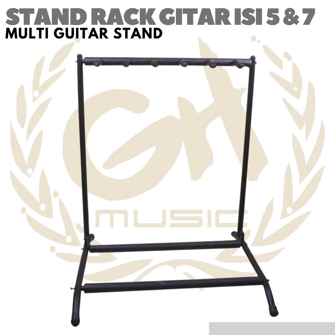 MULTI GUITAR BASS RACK STAND | Stand Gitar Isi 5 & 7 LK552
