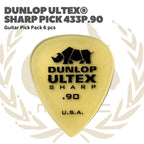 Dunlop Ultex Sharp Guitar Pick Pack 6 pcs - Pick Gitar