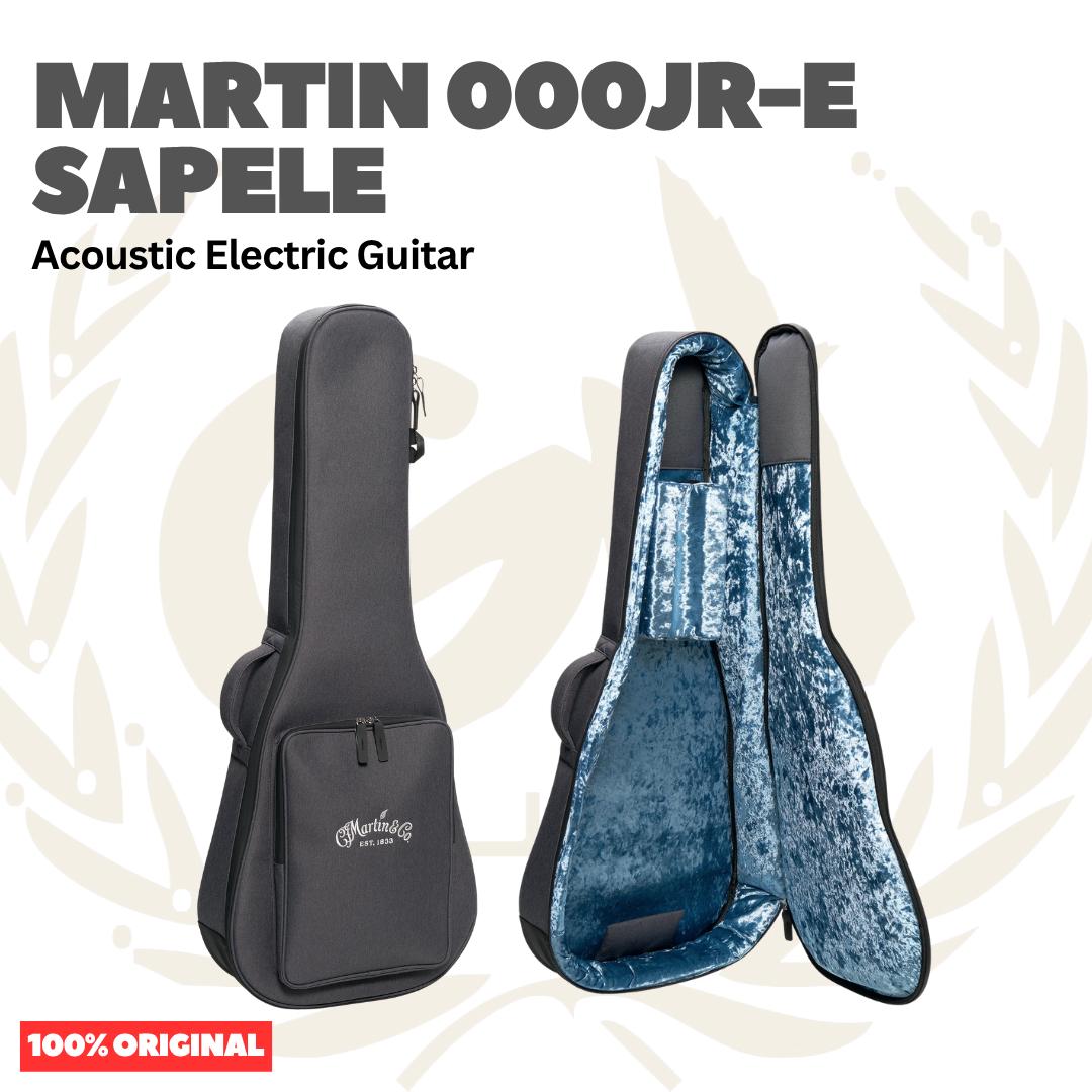 Martin 000JR-E Sapele Acoustic Electric Guitar w/Bag - Gitar Akustik Elektrik 000 Jr E