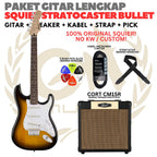 PAKET GITAR SQUIER STRATOCASTER BULLET Electric Gitar | GUITAR PACK