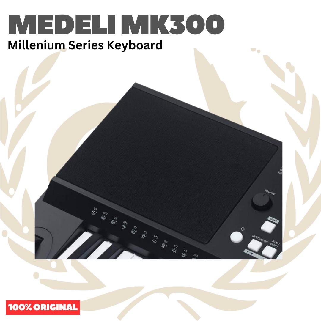 MEDELI MK300 61-Keys Millenium Series Keyboard Portable - MK-300 Keyboard Original Asli