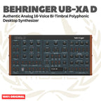 Behringer UB-XA D Authentic Analog 16-Voice Bi-Timbral Polyphonic Desktop Synthesizer