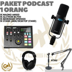 PAKET PODCAST 1 ORANG ALCTRON BC700 + MAONO AM100 + HEADPHONE