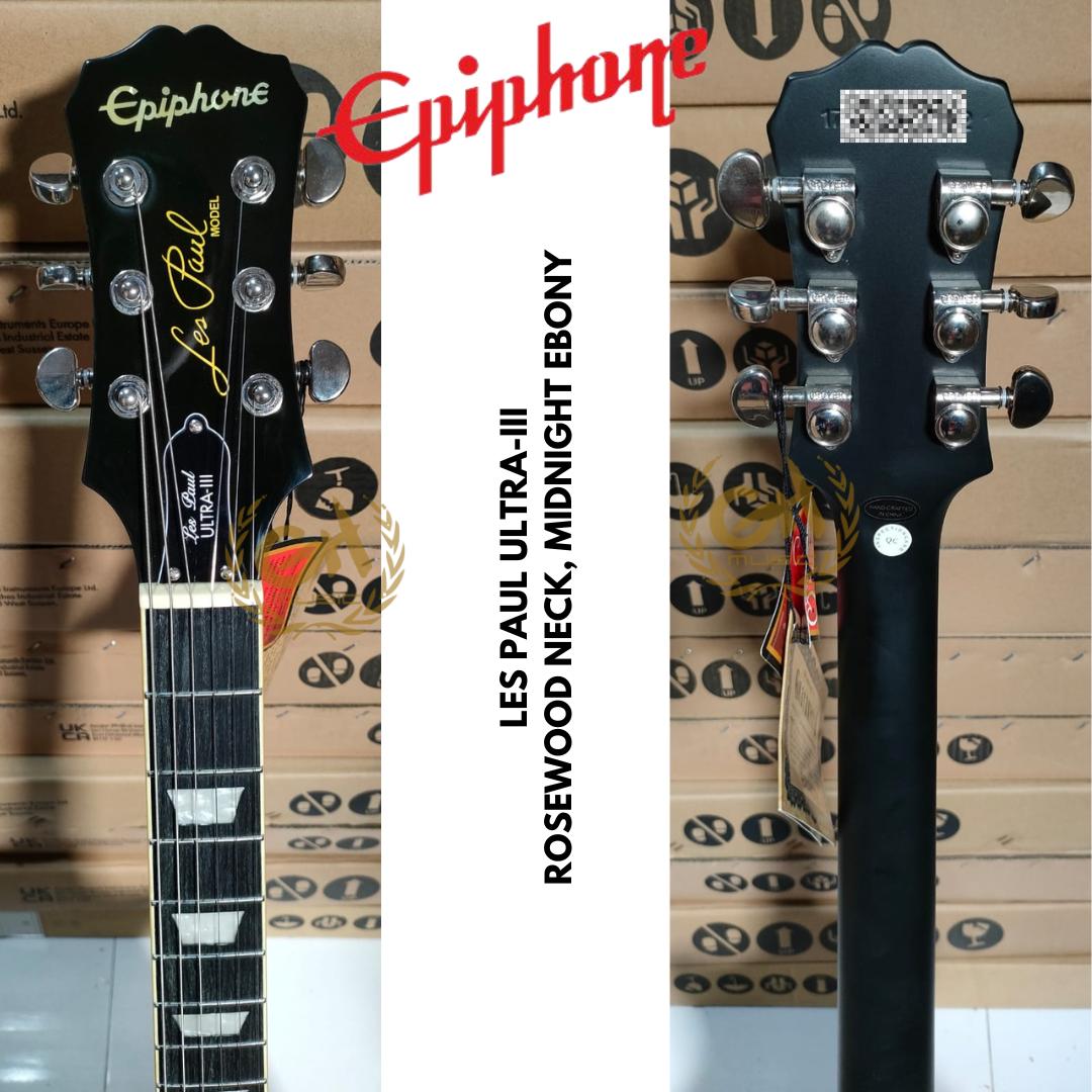 Epiphone Les Paul Ultra-III Electric Guitar, RW Neck - Gitar Elektrik