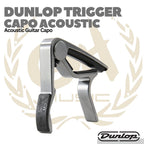 JIM DUNLOP 83CS TRIGGER CAPO ACOUSTIC CURVED SMOKE - Kapo Gitar