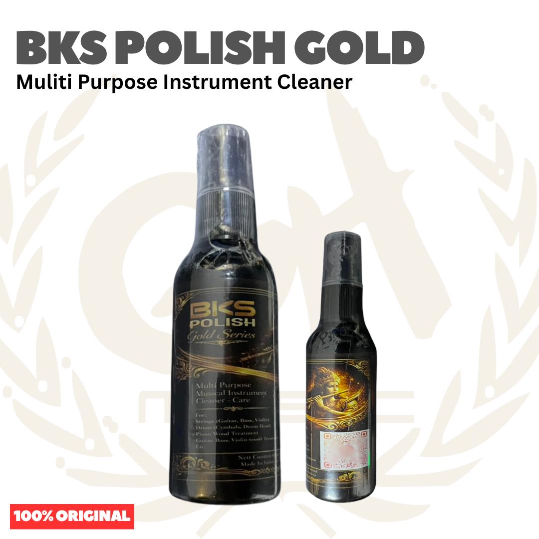 BKS POLISH GOLD Multi Purpose Instrument Cleaner - Pembersih Instrumen Gitar, Bass, dan Senar