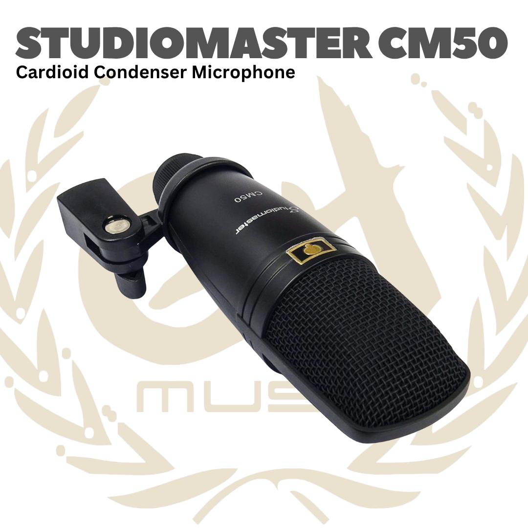 CM50 Mikrofon Kondenser Cardioid - CM 50 Mic Studio Master CM-50 Mik Kondenser Mikrofon Original