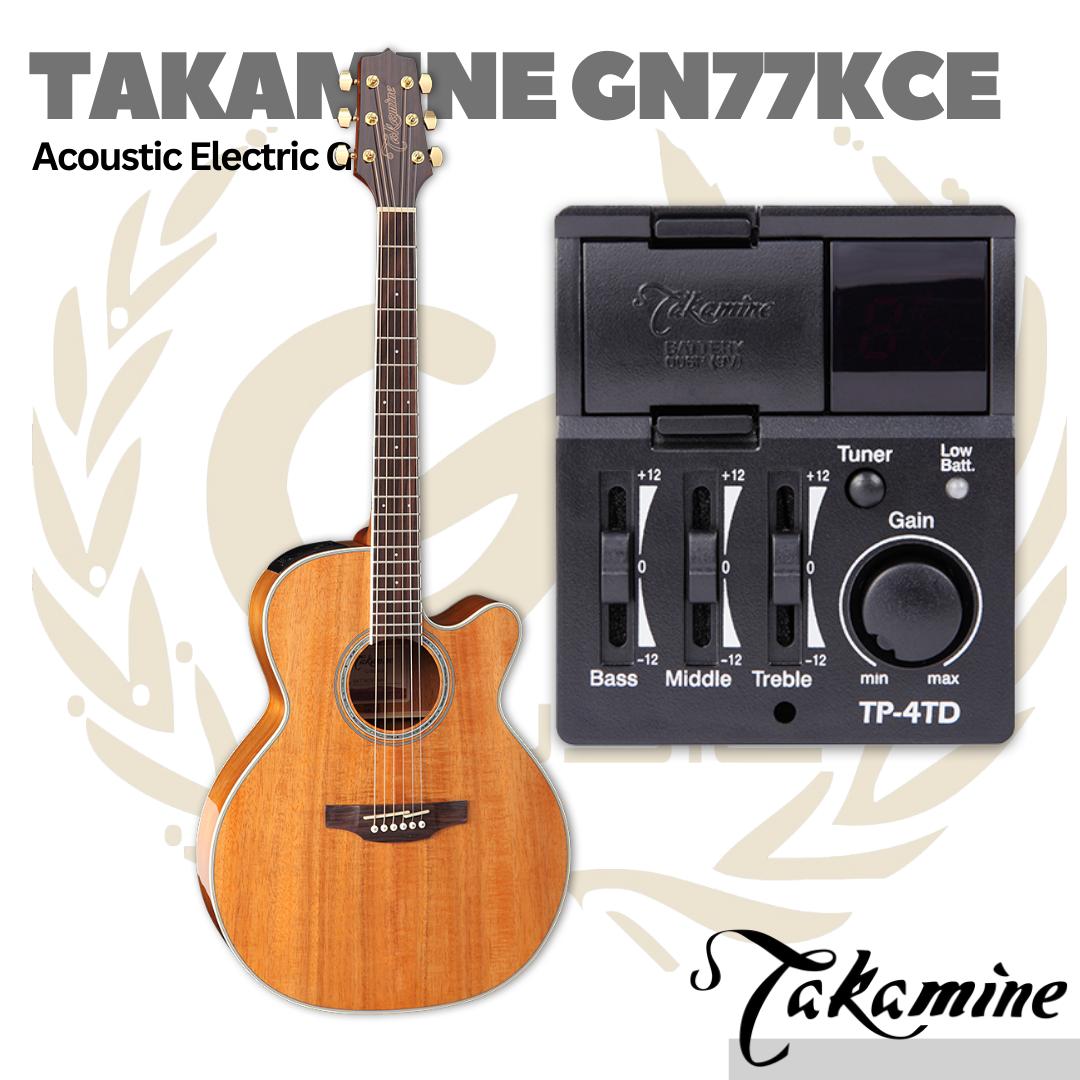 Takamine GN77KCE Acoustic Mini Jumbo Electric Guitar - Gitar Akustik