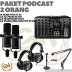 PAKET PODCAST 2 ORANG ALCTRON BC700 + RTX6PRO + HEADPHONE