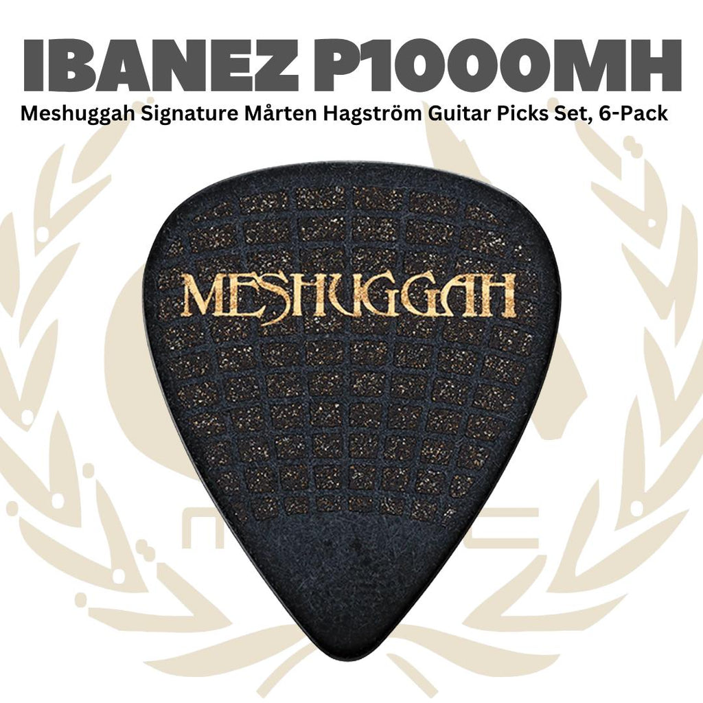 Ibanez P1000MH Messhugah Signature Marten Hagstrom Guitar Pick Set, 6 Pack - Pik Gitar P1000 MH