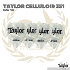 Taylor Celluloid 351 Picks, White Pearl 12-Pack - Pick Gitar Bass