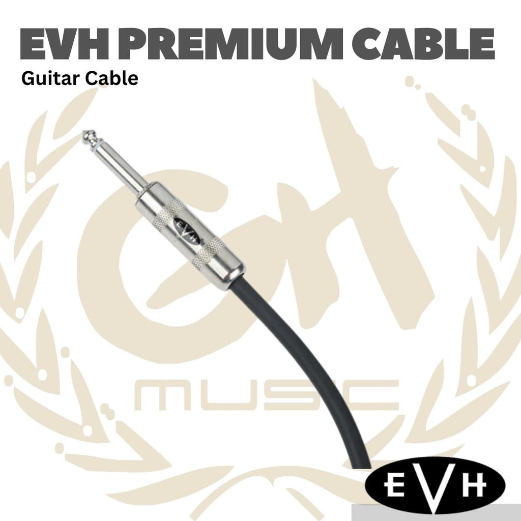 EVH Premium Straight to Straight Instrument Cable - Kabel Jack Gitar