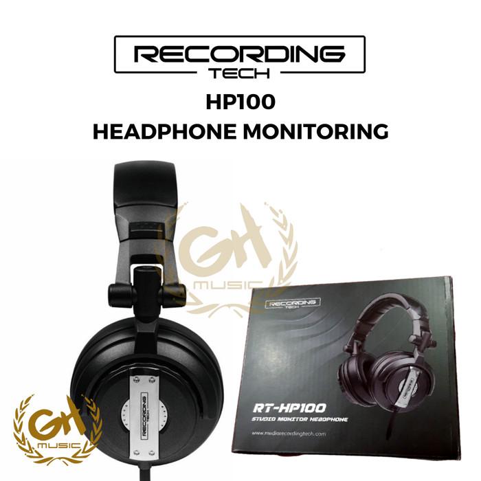 MONITORING HEADPHONE RECORDING TECH HP100