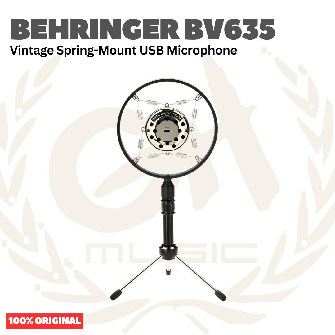 Behringer BV635 Vintage Spring-Mount USB Microphone - Mic Condenser