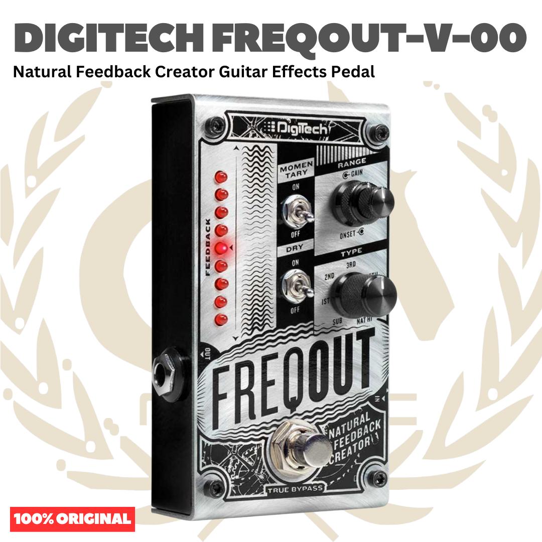 DIGITECH FREQOUT-V-00 Natural Feedback Creator Guitar Effects Pedal - Efek Pedal Gitar Bass Original Asli