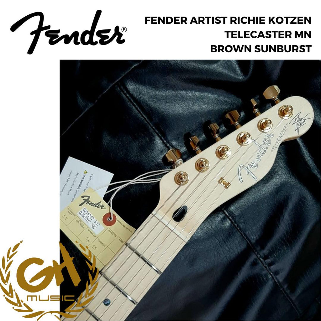 FENDER ARTIST RITCHIE KOTZEN TELECASTER, MAPLE NECK - GITAR ELEKTRIK