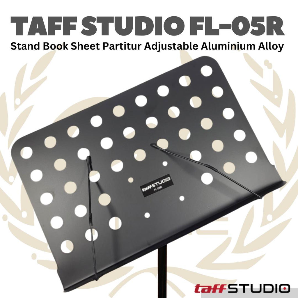 FL-05R Stand Teks Lagu Partitur Sheet Musik 180 Derajat Adjustable FL-05R - Stand Book FL05R Stand Lipat FL 05R