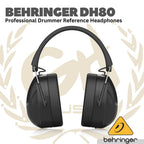 Behringer DH80 Professional Drummer Reference Headphones - Head phone drummer DH-80 Asli